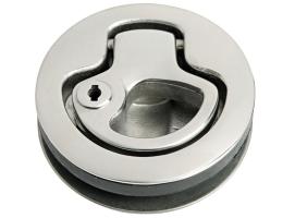 Tirador Inox Pequeño para Escotillas Con Cerradura