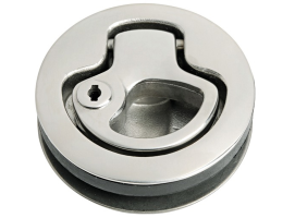 Small Inox Handle for Hatches With Lock