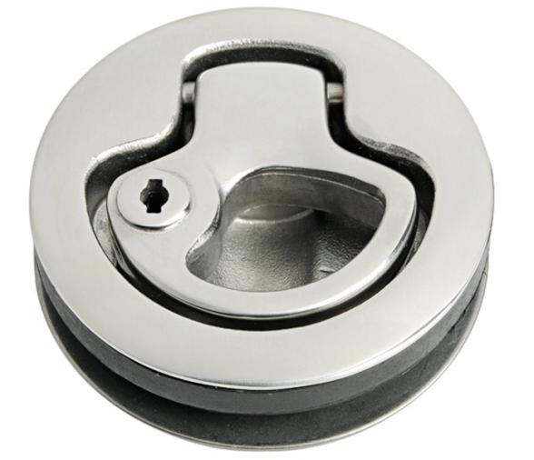 Tirador Inox Pequeño para Escotillas Con Cerradura