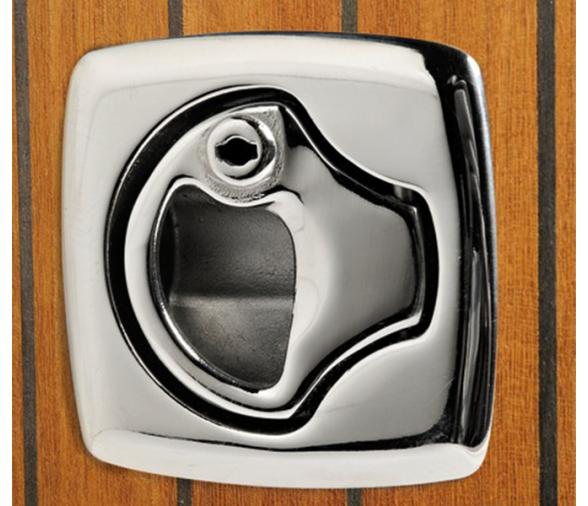 Tirador Inox Pequeño para Escotillas Con Cerradura