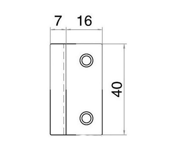 Tirador Raso Oval Tipo A Magnetico