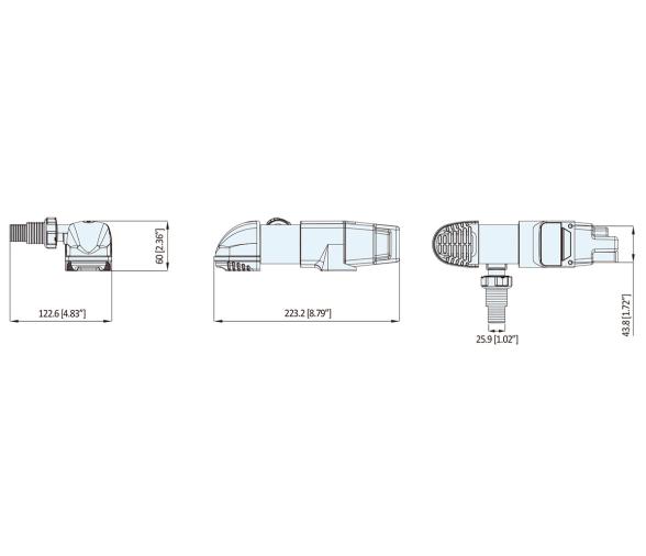 TMC-30802 Bomba de Achique Automática Bajo Perfil 1000GPH