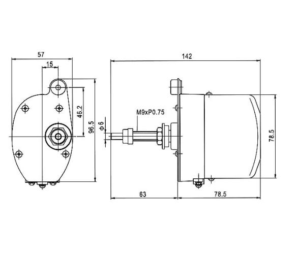 TMC Conjunto Limpiaparabrisas Inox Brazo 155-255mm