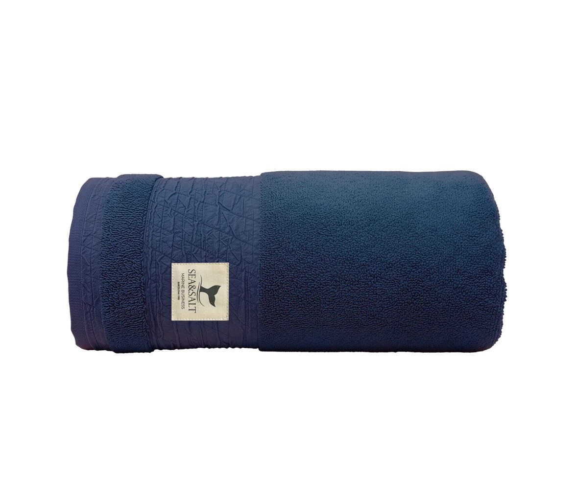 Toalla de Playa Navy – Sea & Salt - Marine Business