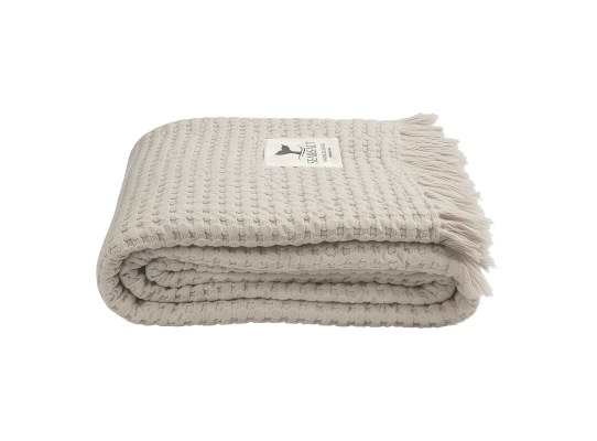 Toalla de Playa Nido de Abeja Beige – Sea & Salt - Marine Business