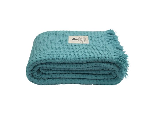 Toalla de Paya Nido de Abeja Turquoise – Sea & Salt - Marine Business