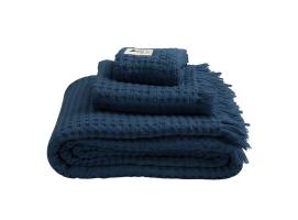 Toallas Nido de Abeja Navy, Set 3 uds – Sea & Salt - Marine Business