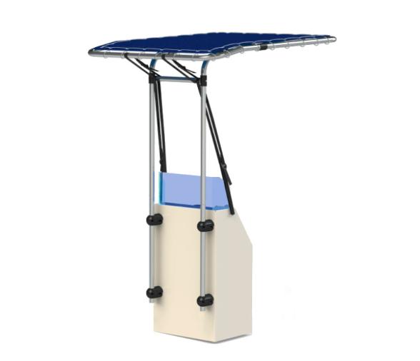 Toldo Azul Retractil para Consola T-TOP