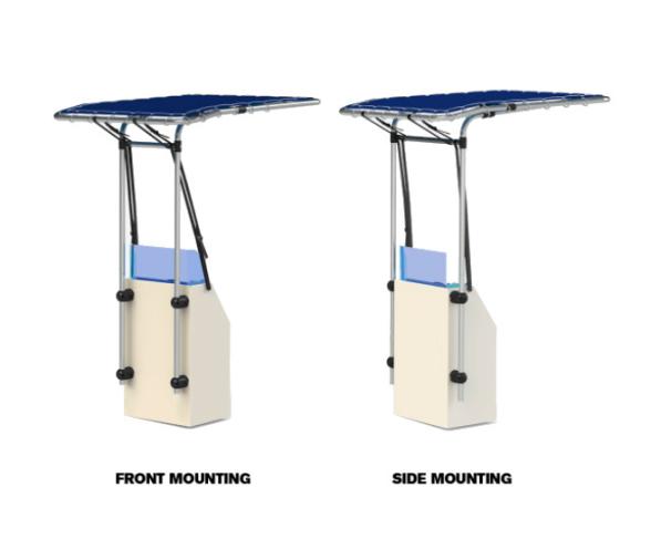Toldo Azul Retractil para Consola T-TOP