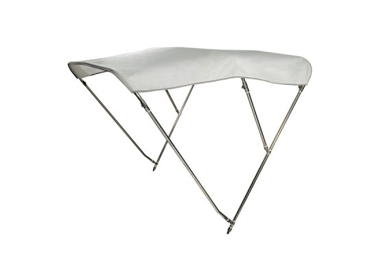 Toldo Bimini 3 Arcos Blanco Acero Inoxidable