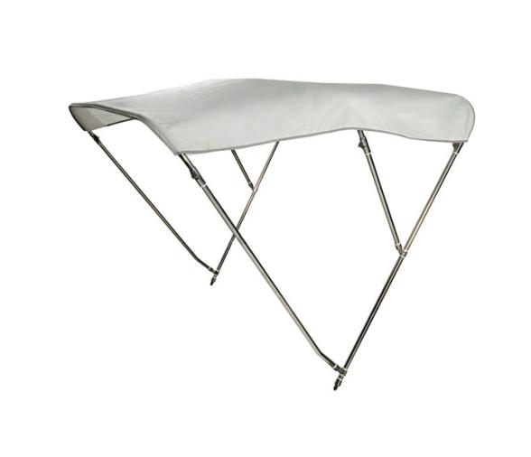 Toldo Bimini 3 Arcos Blanco Acero Inoxidable