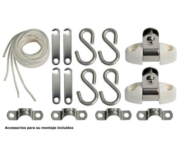 Toldo Bimini 4 Arcos Acero Inoxidable