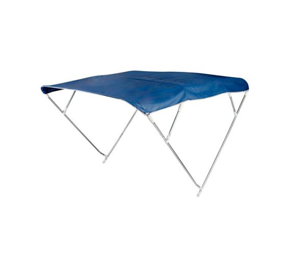 Toldo Bimini 4 Arcos Azul Marino Aluminio