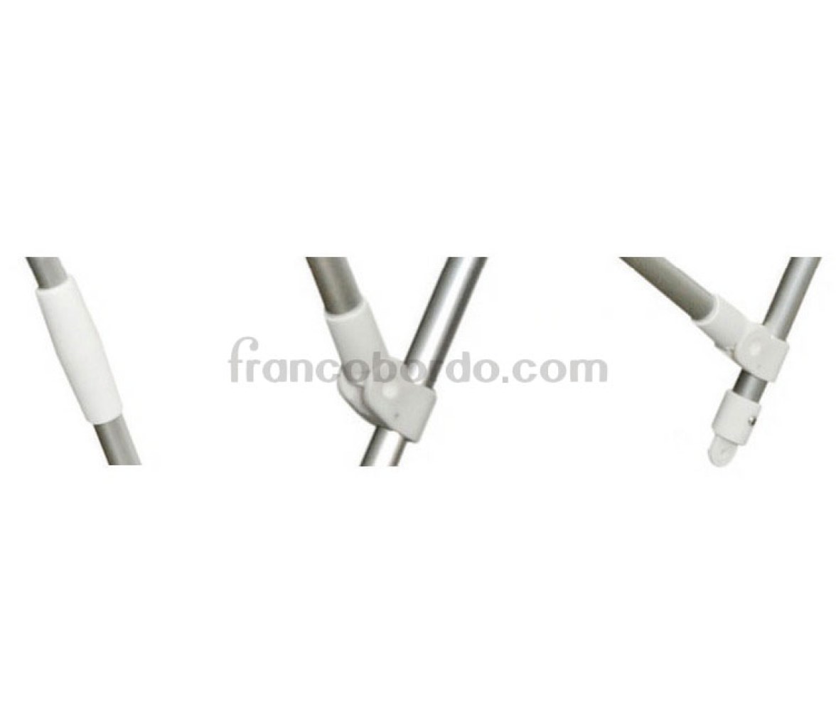 Toldo Bimini 4 Arcos Blanco Aluminio