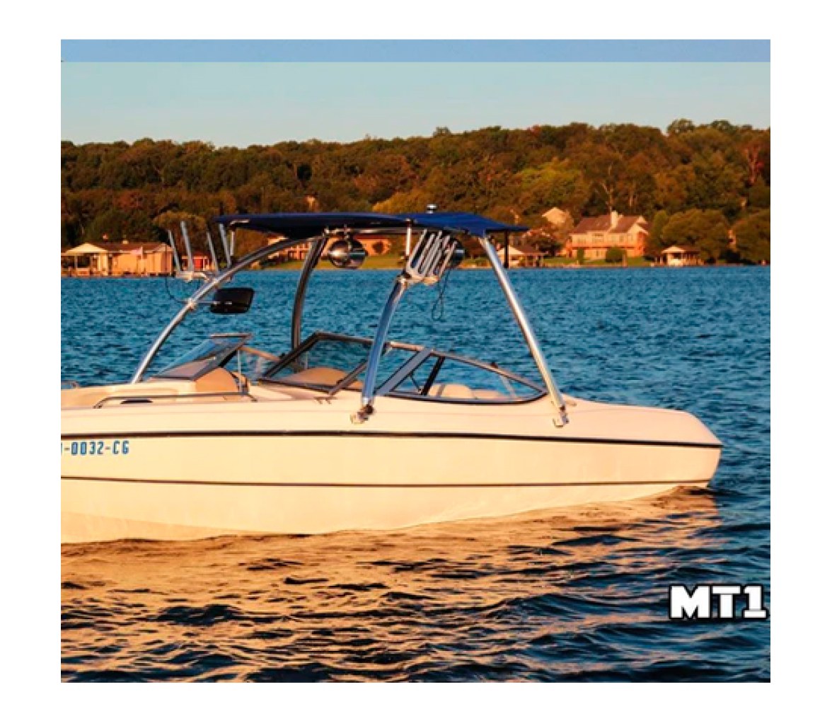 Monster Tower Toldo Bimini - Negro
