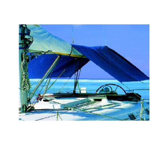 Toldo de Fondeo Azul para Botavara