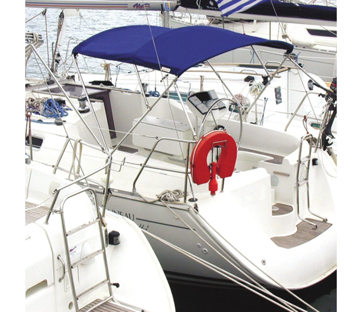 Toldo Inox Athens, azul, 180x180x155