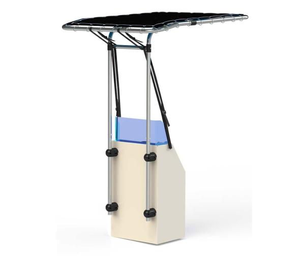 Toldo Negro Retractil para Consola T-TOP