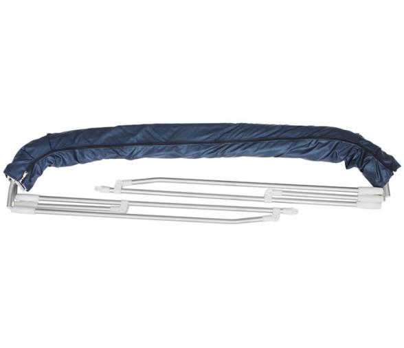 Toldo Bimini 4 Arcos Azul Marino Aluminio
