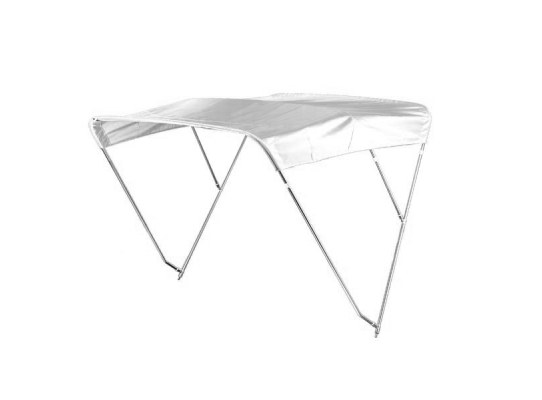 Toldo en Acero Inoxidable 3 Arcos modelo Bahia Blanco