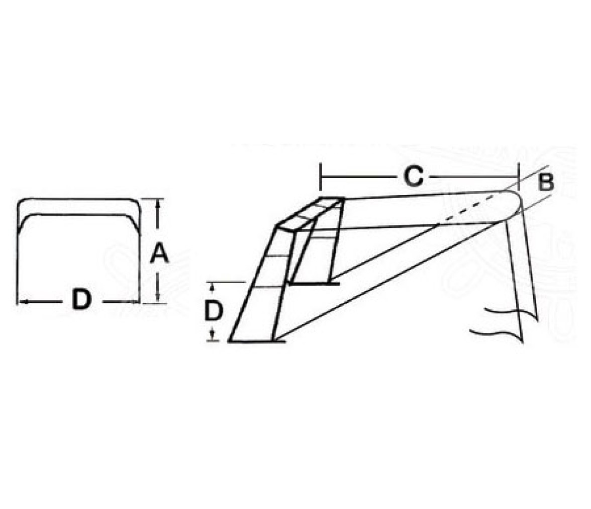 Toldo Plegable Parasol para Arco de Radar Trasero