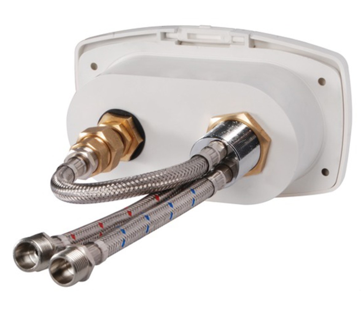 Toma de agua con grifo agua caliente-fria New edge