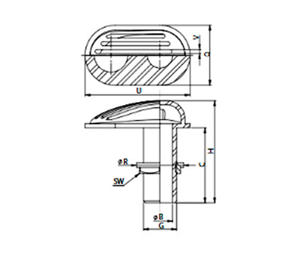 Toma de Agua Inox AISI316