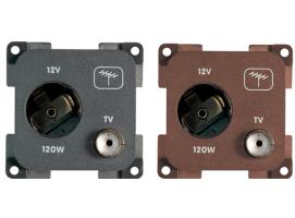 Toma de antena TV + toma de mechero