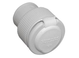 Toma Encendedor 12 V Blanco Fijacion Tuerca