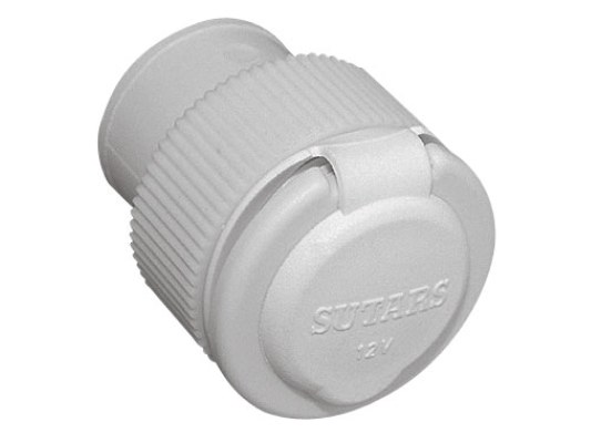 Toma Encendedor 12 V Blanco Fijacion Tuerca
