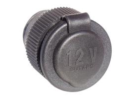 Toma Encendedor 12 V Negro Fijacion Tuerca