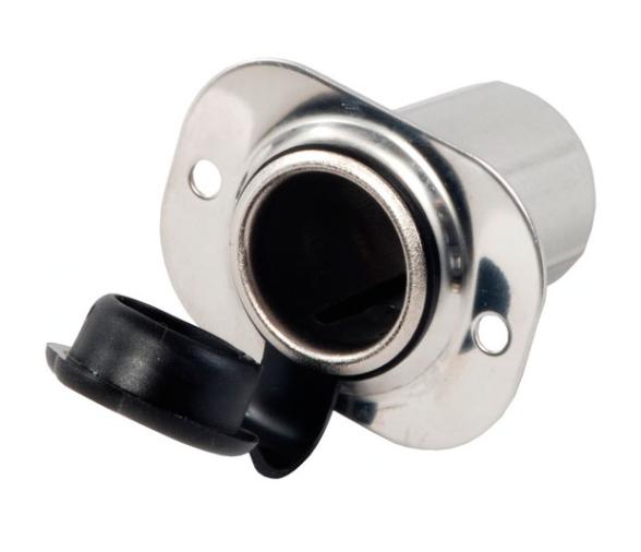 Toma Encendedor Mechero Hembra en Acero Inoxidable