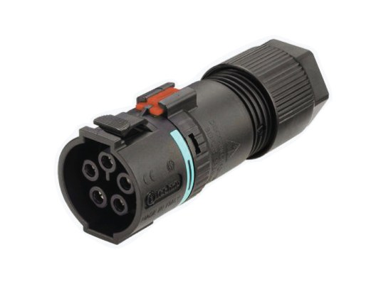 2/3/4-pole Flying Socket/plug, Snap Connection