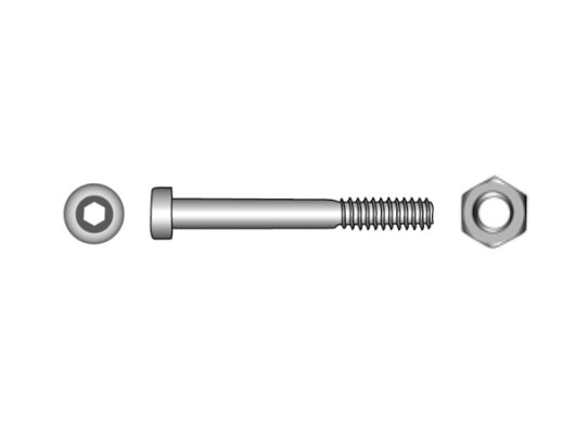 Blister Tornillo con Tuerca DIN 6912 + DIN 934