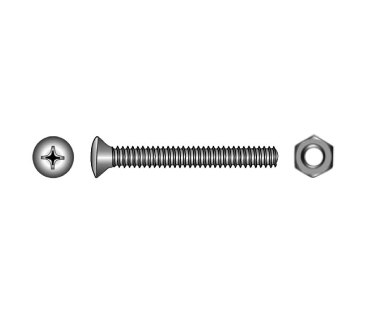 Blister Tornillo con Tuerca DIN 966 + DIN 934