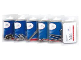 Tornillo de Cabeza Plana Avellanados Empotrados en Cruz DIN965 + Tuerca DIN934 +