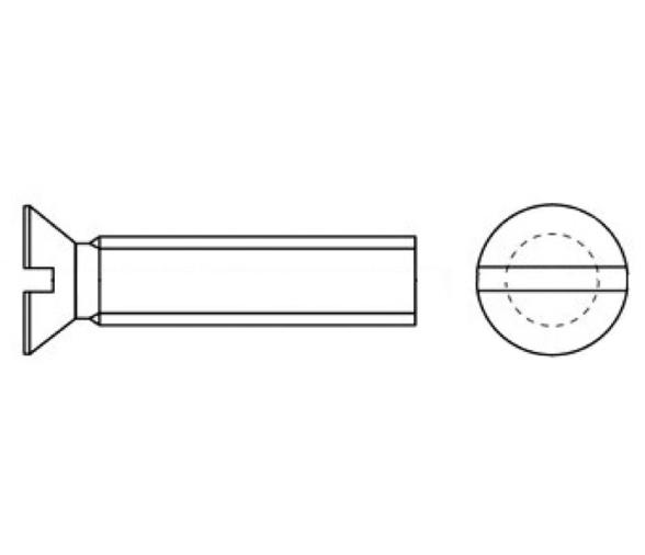 Tornillos Cabeza Avellanada Aisi 316 DIN 963 Blister