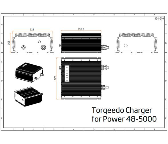 Torqeedo Cargador de Batería Power 48-5000