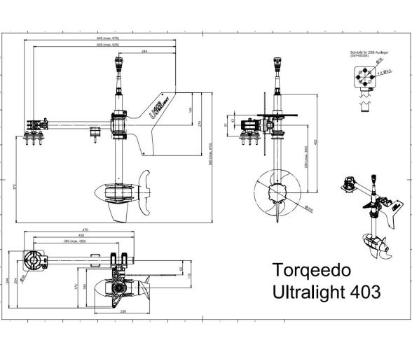 Torqeedo Motor Electrico Ultralight 403