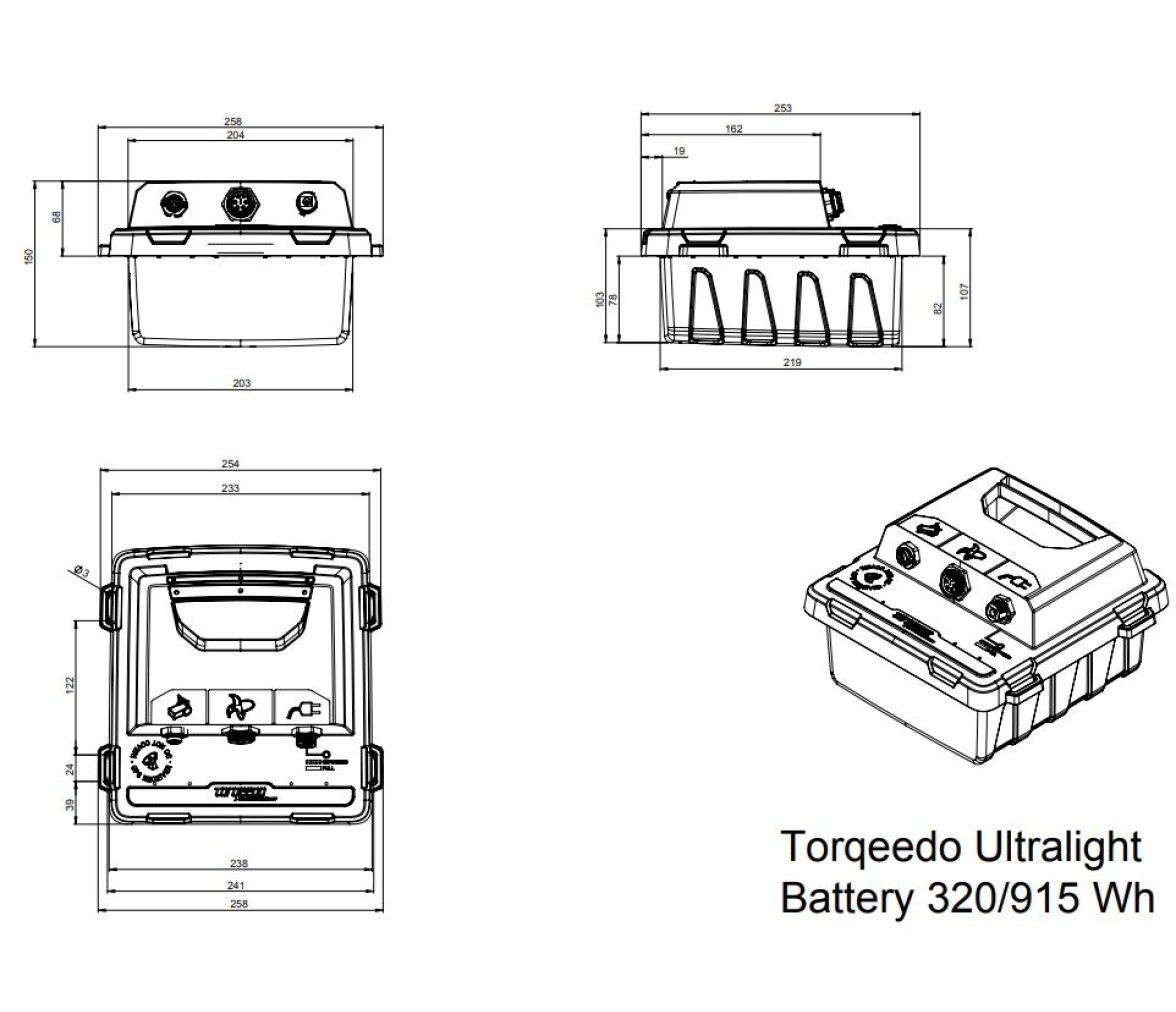 Torqeedo Motor Electrico Ultralight 403