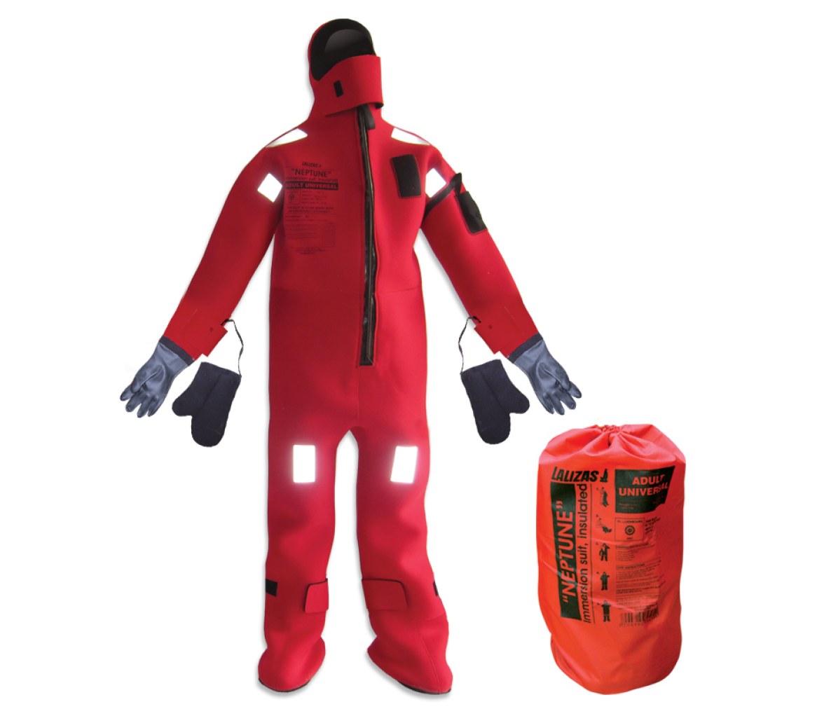 Traje de Inmersión aislante 'Neptune', SOLAS/MED/MER