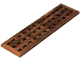 Tramo para mesa plegable en teca