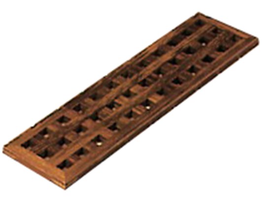 Tramo para mesa plegable en teca