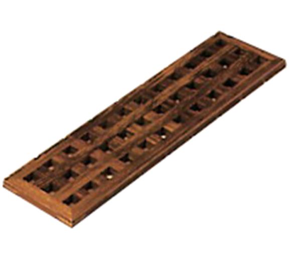 Tramo para mesa plegable en teca