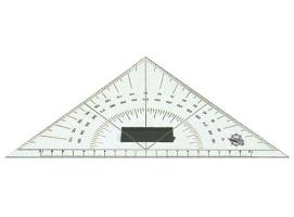 Plexiglass Triangular Protactor