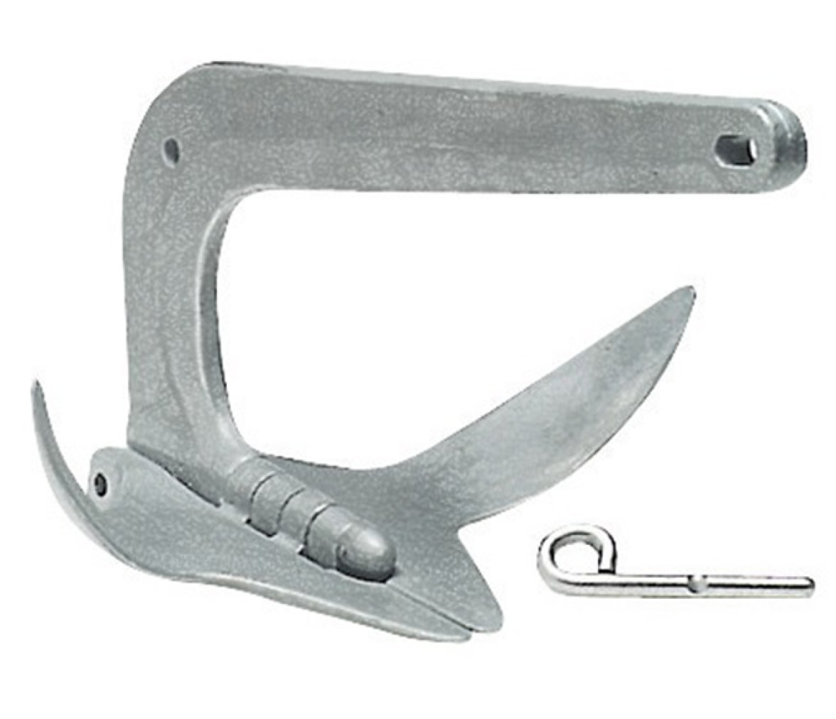 Trefoil Ancla plegable galvanizada