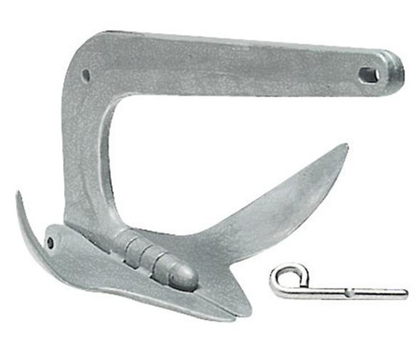 Trefoil Ancla plegable galvanizada