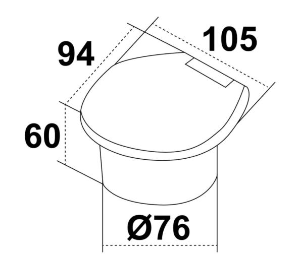 Trem Caja de Ducha Inox