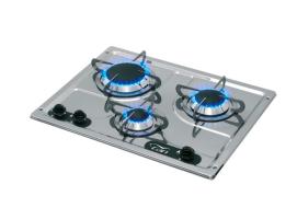 Can Cocina de Acero Inoxidable con 3 Quemadores