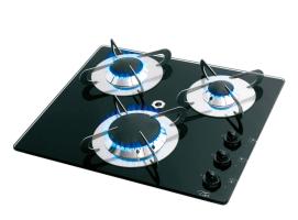 Can Cocina de Cristal con 3 Quemadores